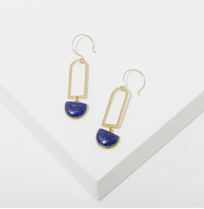 Larissa Loden - Lapis Earrings