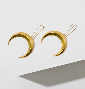 Larissa Loden - Eclipse Brass Earrings