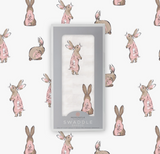 Baby Swaddle - Powder Pink Bunnies
