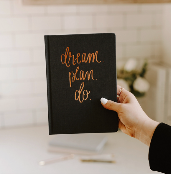 Dream Plan Do Fabric Journal
