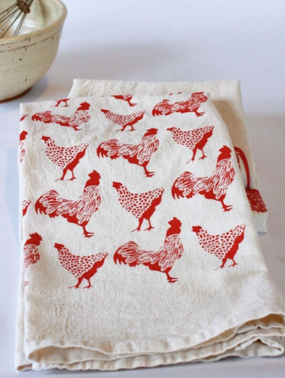 Chicken & Rooster Kitchen Towel