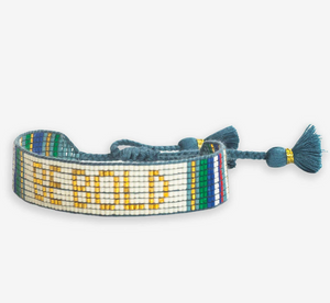 Ink & Alloy Gabby "Be Bold" Adjustable Beaded Bracelet Multicolor