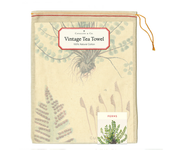 Ferns Vintage Tea Towel