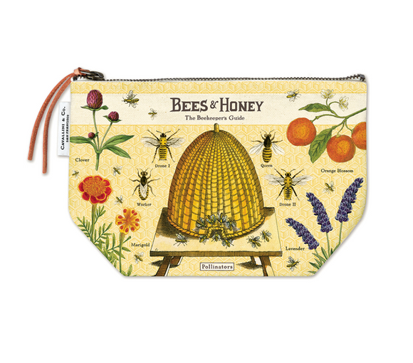 Bees & Honey Vintage Pouch