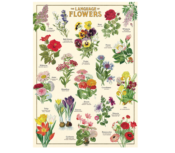 Language of Flowers Wrap/Poster