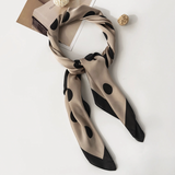 Spot Print Scarf Head Wrap