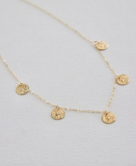 Cicily Coin Chain Necklace