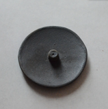 Raw Black Clay Incense Holder